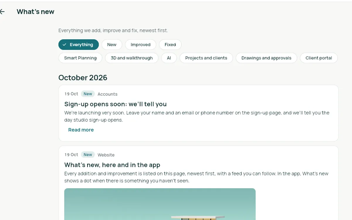 What’s new, here and in the app